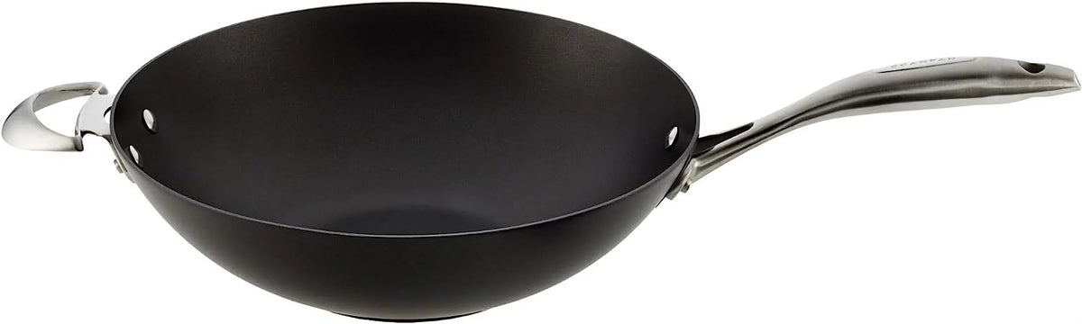 Wok Inch Cast Black ScanPan Aluminum 12.5