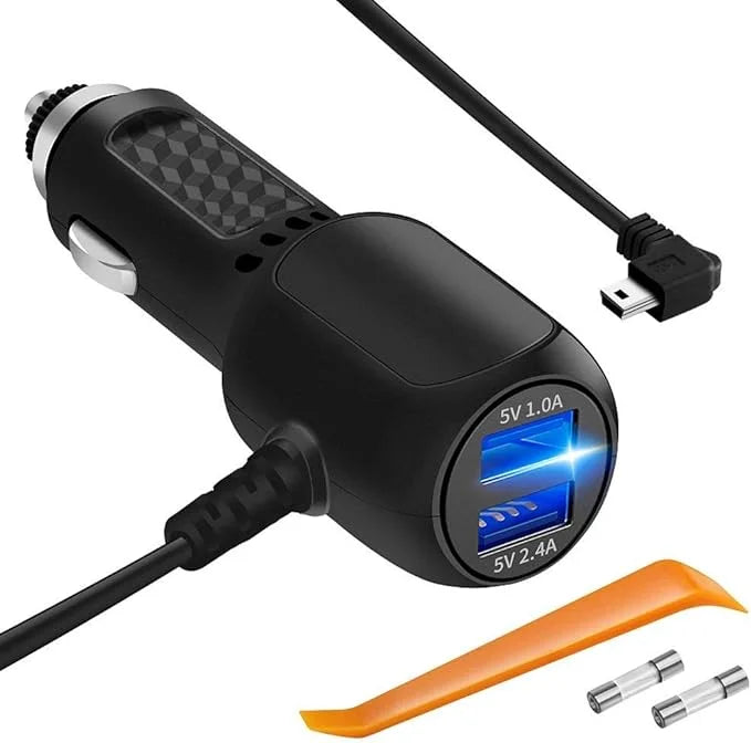 Nuvi Charger,2023 cam Car Charger Mini 50LMT,51LMT,55LMT,58LMT,65LMT,67LMT,2557LMT,2555LMT,2597LMT Navigation Upgraded for Garmin Dash