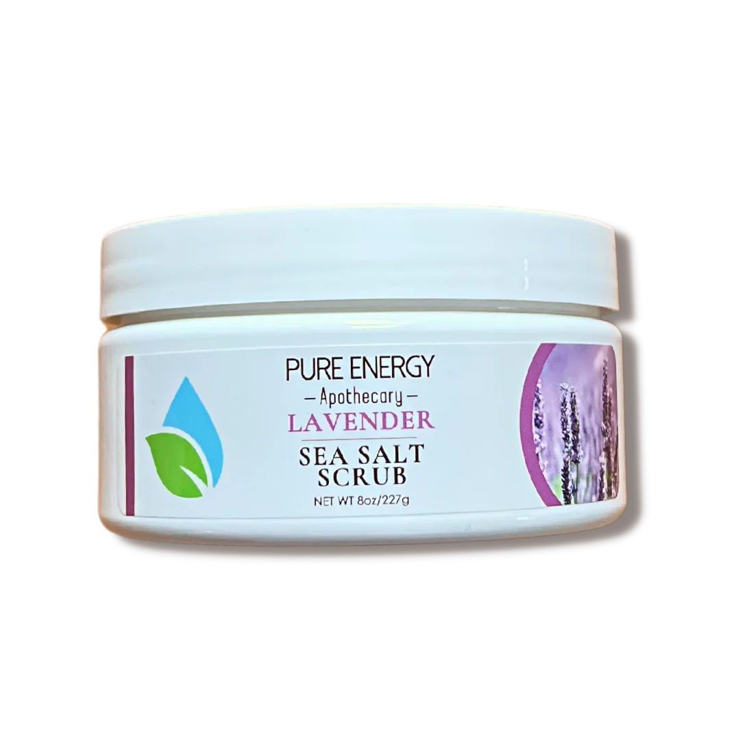 Apothecary Energy Salt Sea Lavender oz. Scrub Pure 8