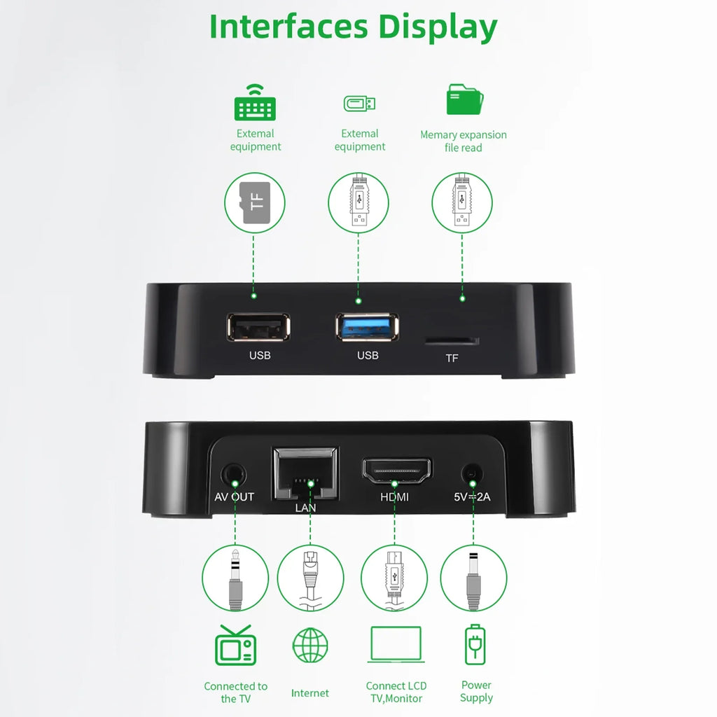 Box Intelligent 11.0 Box 4K Android 4K Media Set 11.0 Box player,4K 3D Pristin Support Set Box Android Support Box 3D Android Set Support 11.0 3D