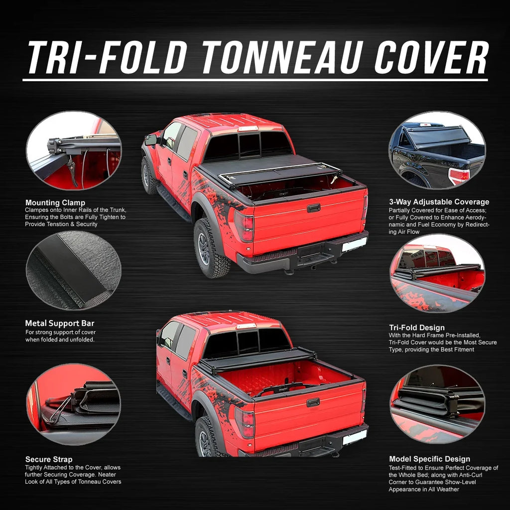 Frontier Trunk 2005 2019 for 16 Nissan 06 17 5' Motoring Tri-Fold 09 Fleetside 11 Tonneau 15 10 Adjustable 07 08 Bed Soft --049 to 13 Shield 14 12 18