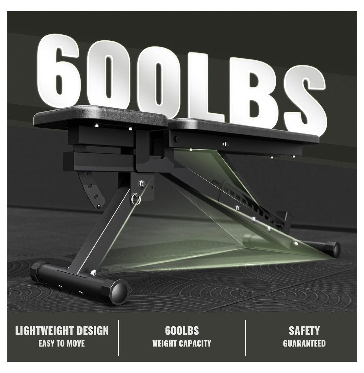 Press 32 and Bench Garage Capacity Fitness and Workouts, and Press Weight Positions Weight Training Home Strength Adjustable Major Lifting, Bench Bench,1300 Bench for Gym