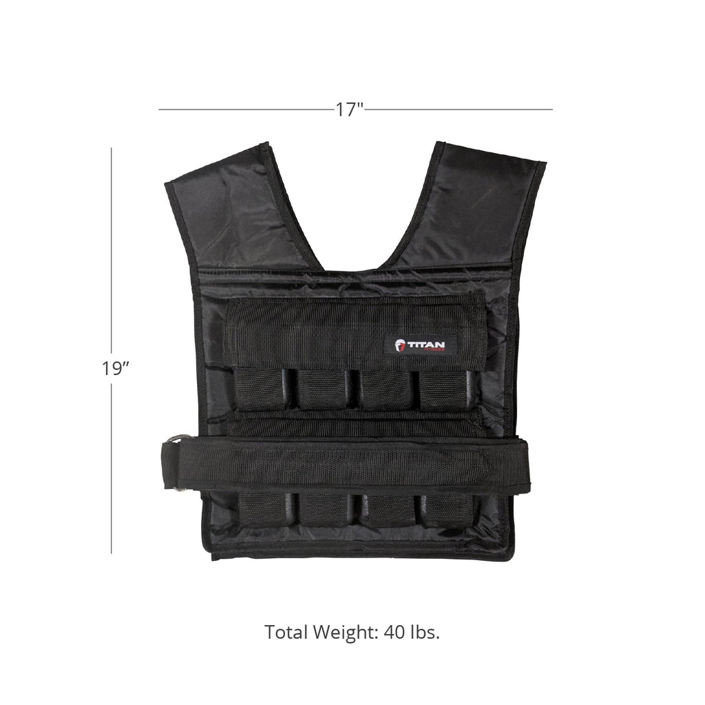 Vest Titan lb. 40 Adjustable Fitness Weighted