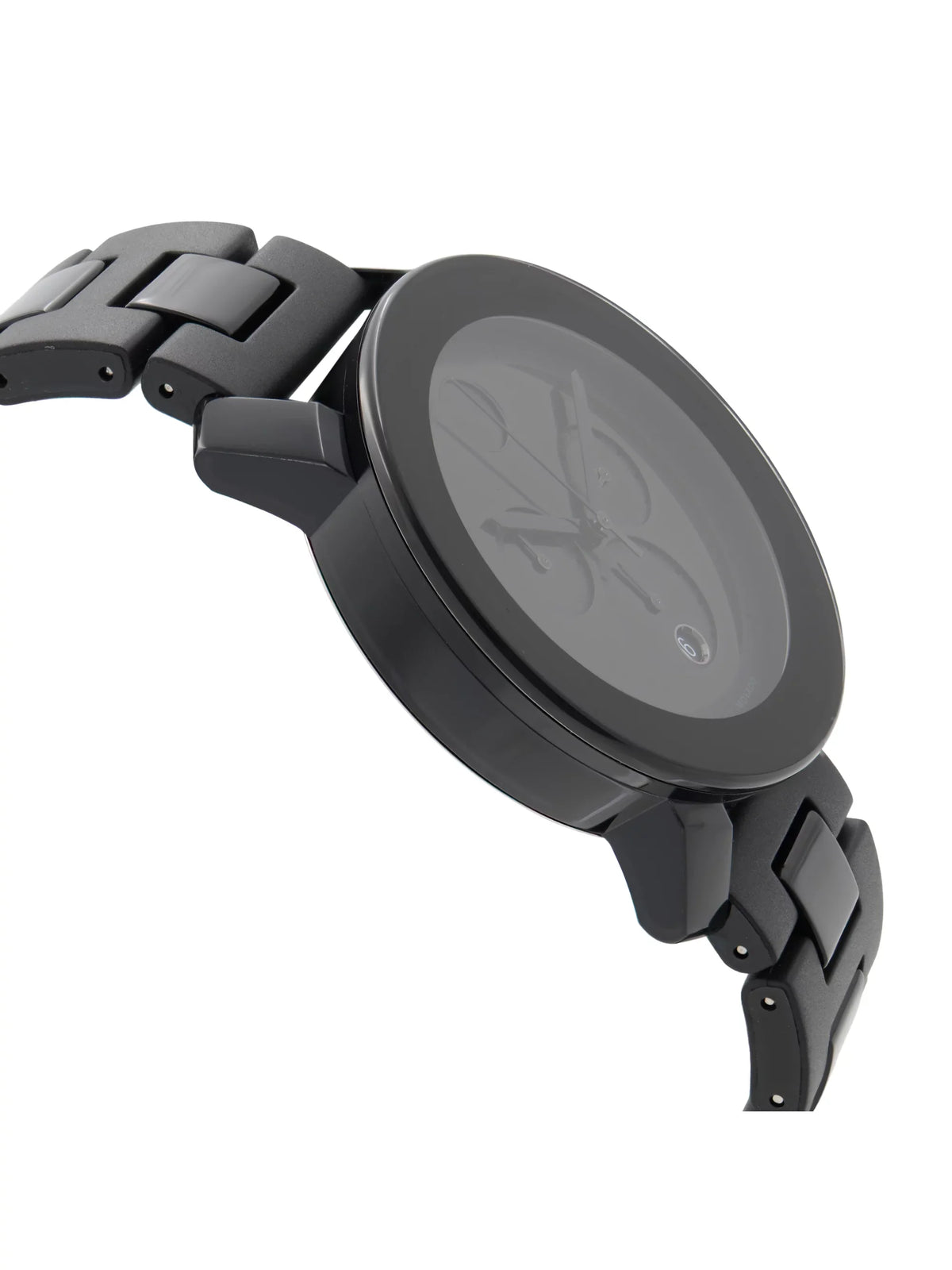 Bold 3600048 Black Watch Plastic Mens Quartz Steel Resin Movado Dial 43mm