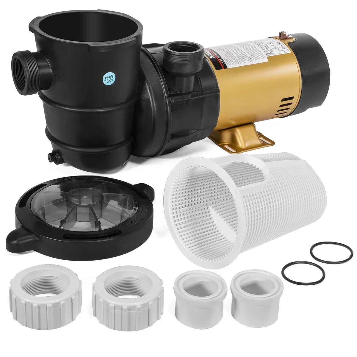 1.5HP Flow Swimming Variable Pump Pool Above-Ground Pool Energy Efficient XtremepowerUS High Spa Pump 2-Speed