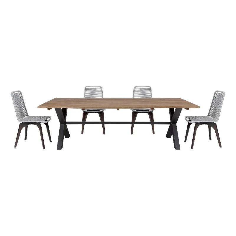 in Edge Eucalyptus Outdoor Set 5 Glendora Piece Rope Island and Dining Live