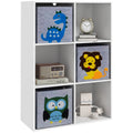 Design, Children's & Storage Qaba Storage Cute Toy White with Bins Animal 3