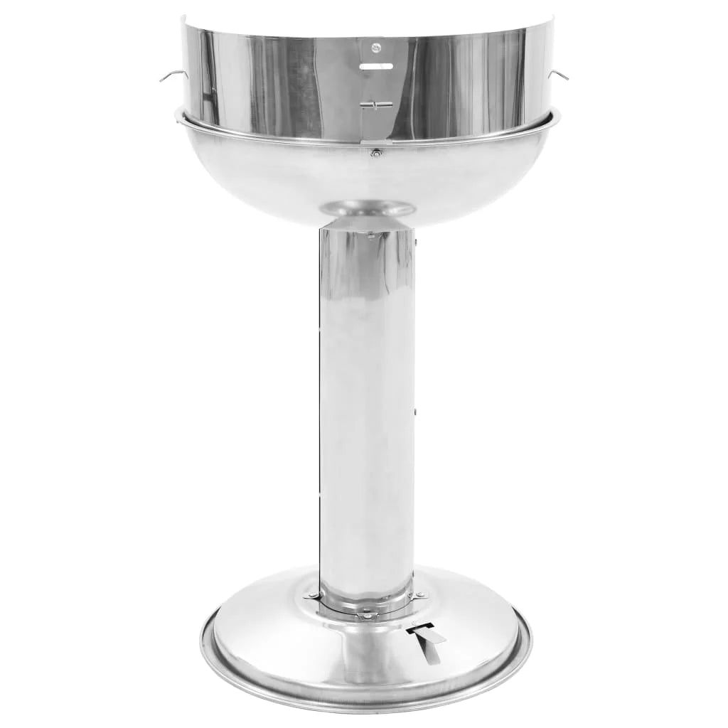 Stainless Buyweek Pedestal Grill Charcoal Steel