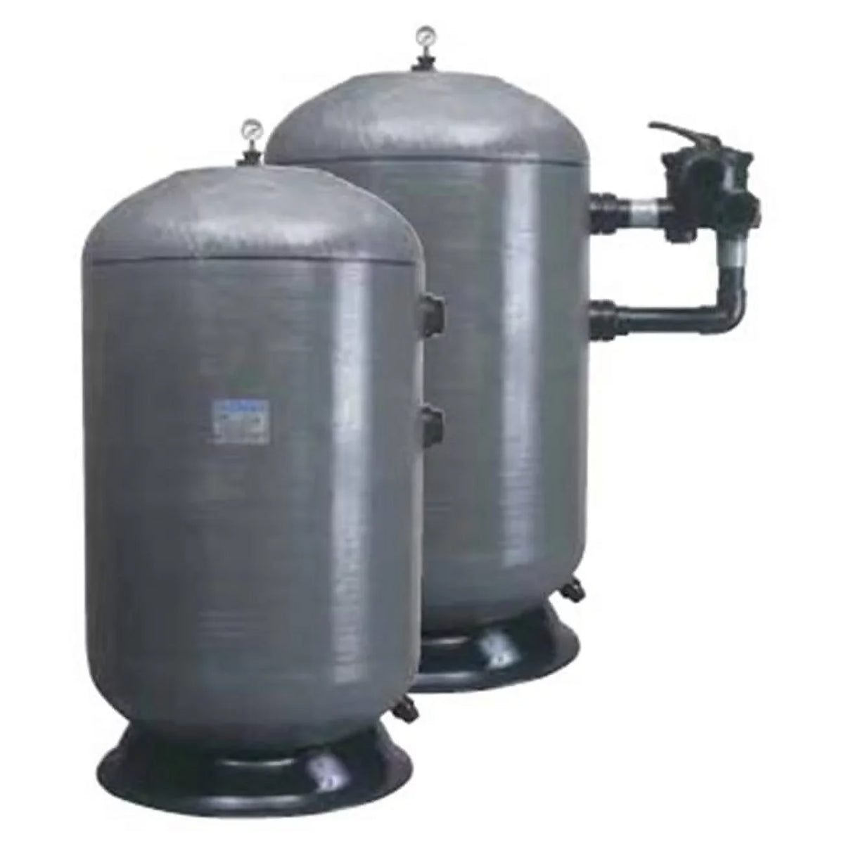Lid 36 SM900 Side Micron Filter 10 Clear Connection Mount with Bulkhead 2 in. Black & 50 in. in.
