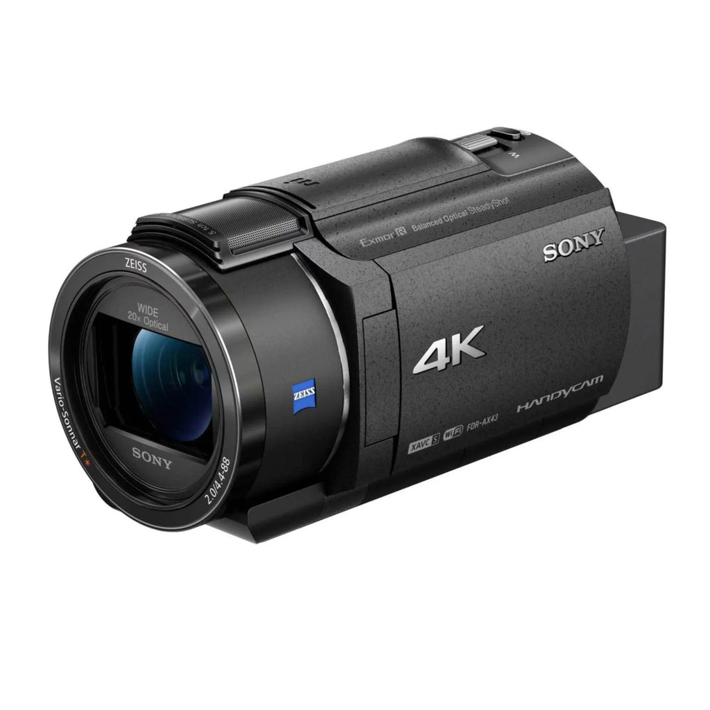 Camcorder Handyman with Bag, Accessory Sony Tripod Bundle -AX43 4K and