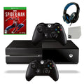 Game With Bundle Xbox Controller Gaming New Headset Original Included Black Spider-Man Like 500GB 2 Console Microsoft One