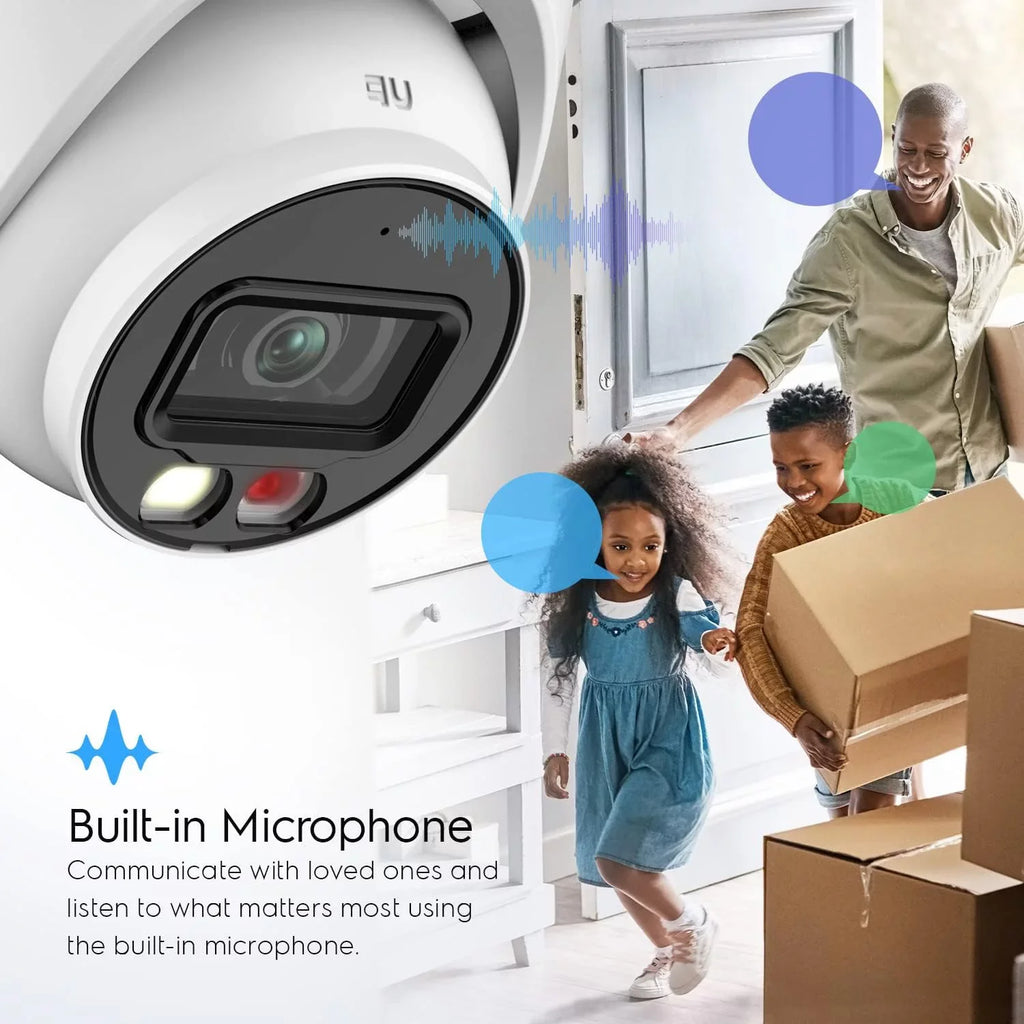 129° & Turret , Built-in Microphone, Human 164ft Nightvision, Security IP5M-T1277EW- 5MP@20fps Camera Amcrest w/ PoE Camera Detection, Vehicle Outdoor,