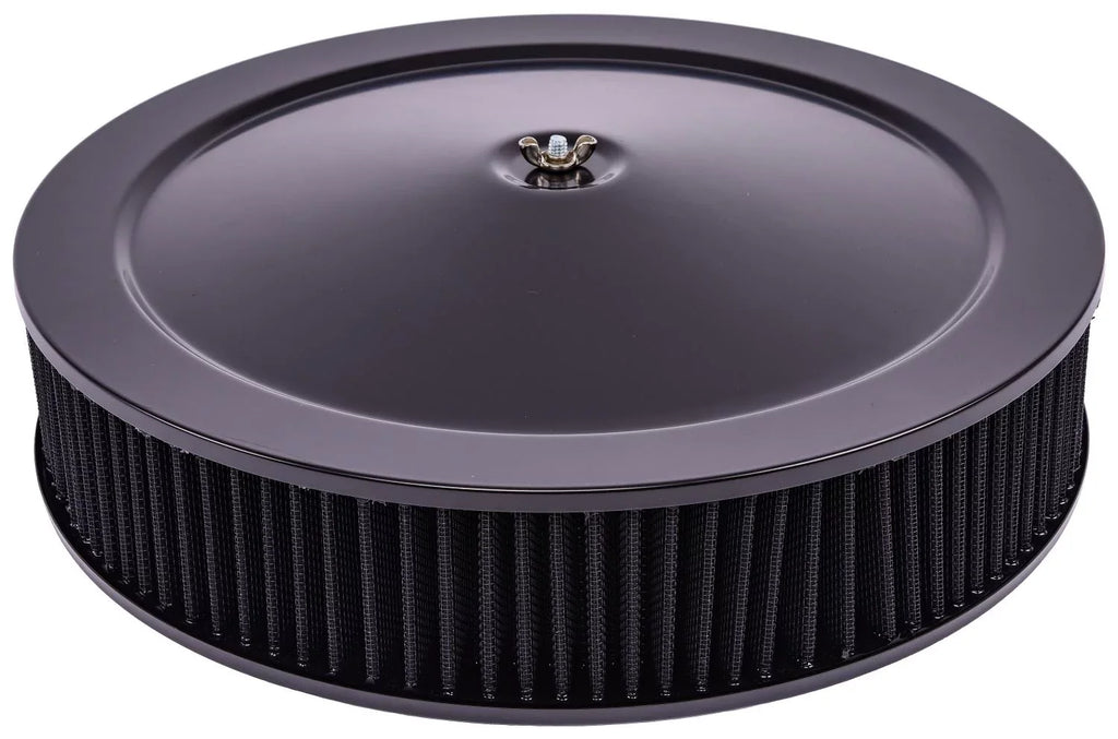 in. 14 Air Assembly Coated 3 H 500064 D F Powder Cleaner Filter in. Black x