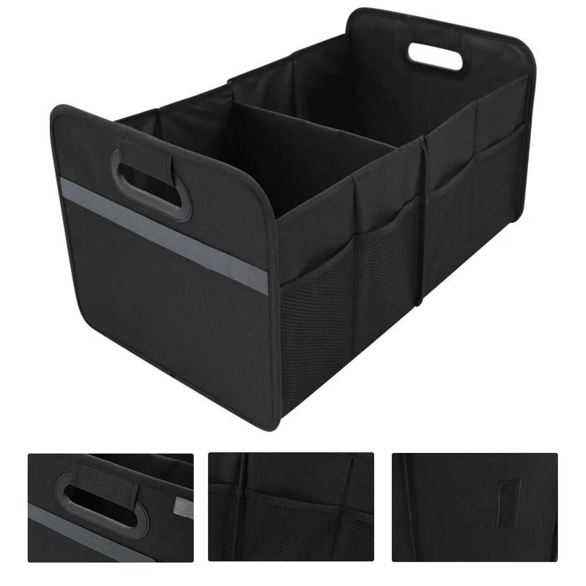 Automotive Box Organizer Trunk Organizer Trunk Folding Box 55L Oxford Storage Cargo Andoer Storage Cloth Car Car Car