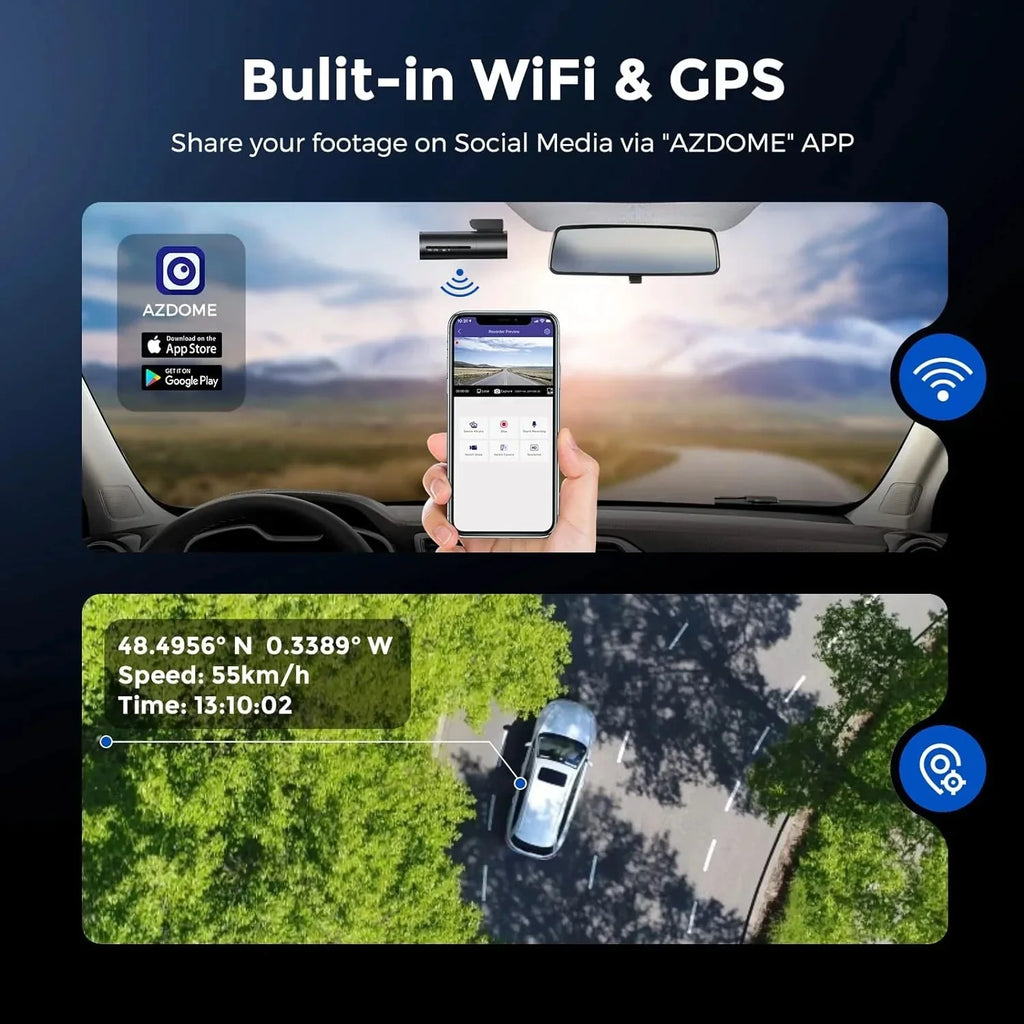 Dash Cam Front and Rear
