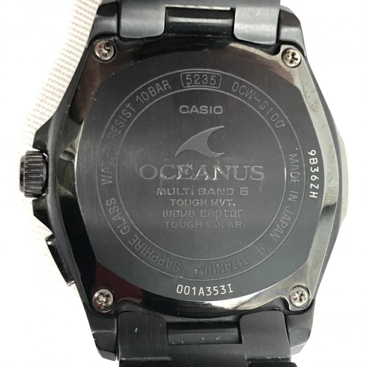 Pre-Owned Solar (Fair) Radio Black -S100B-1AJF Quartz Casio