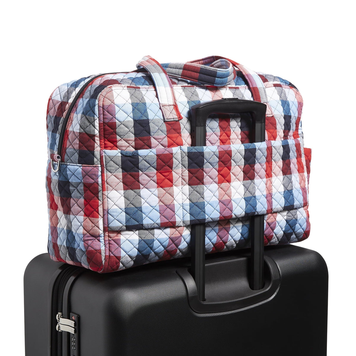 Weekender Cotton Plaid Women's Bradley Travel Patriotic Vera Recycled Bag