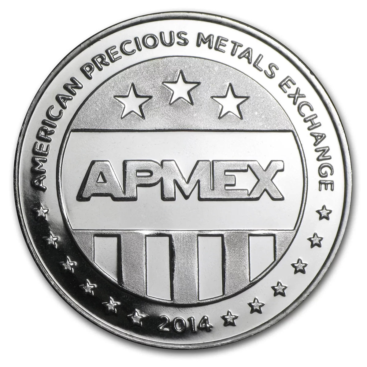 Round oz Eagle (2014 Eye) Silver 1 -