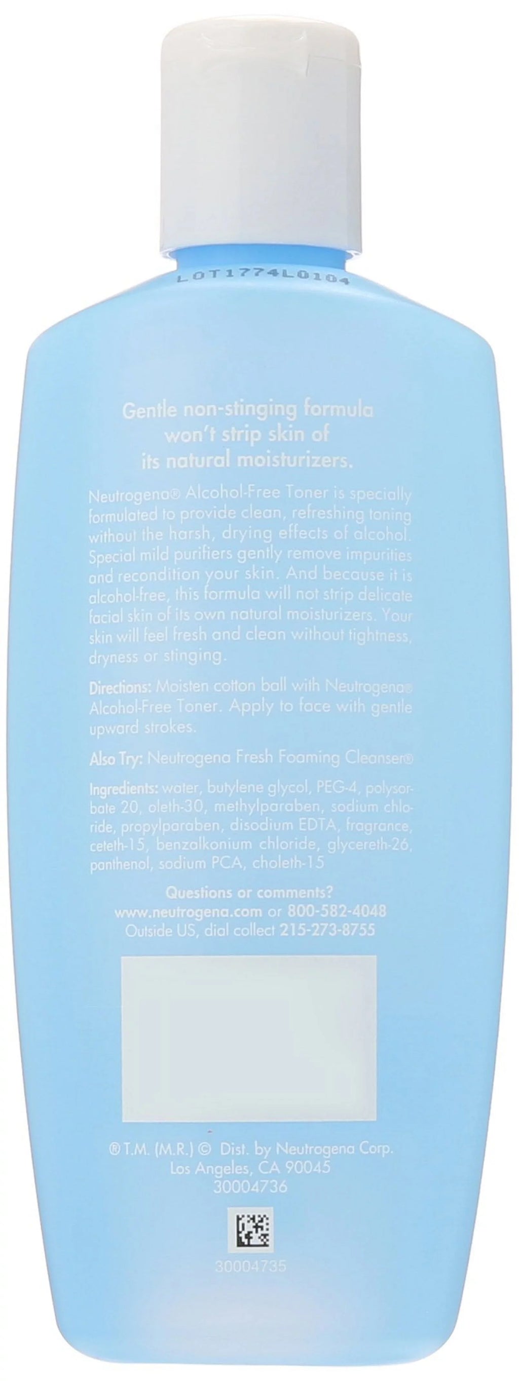 Ounce Fluid 3) Alcohol-Free 8.5 Neutrogena Toner, (Pack Of