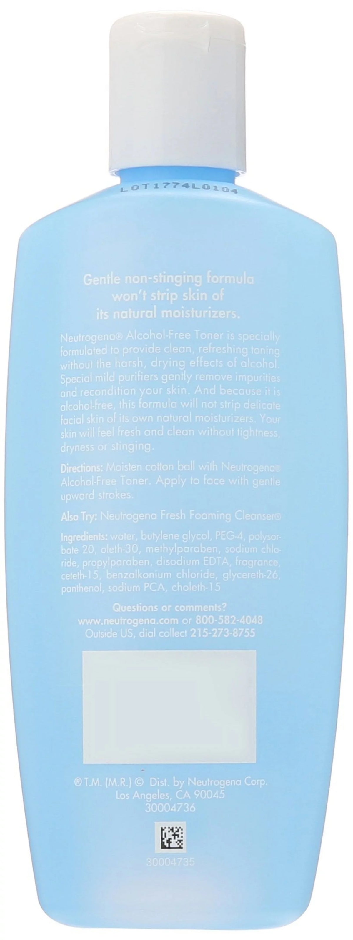 Ounce Fluid 3) Alcohol-Free 8.5 Neutrogena Toner, (Pack Of