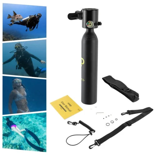 Equipment Cylinder Underwater Breath Tank Scuba Oxygen Diving Tank Mini Dive