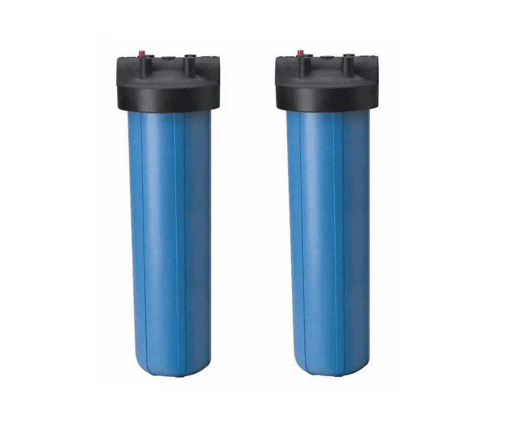 w/ Blue Moisture x Canister Housing Filters House Whole Sump 2 1" 4.5" Relief Pack: Pressure Big 20" for