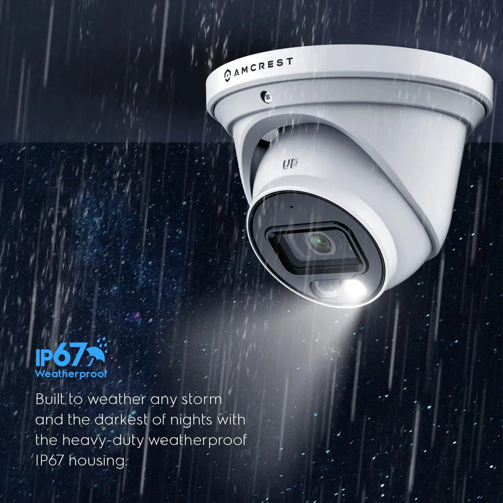 129° & Turret , Built-in Microphone, Human 164ft Nightvision, Security IP5M-T1277EW- 5MP@20fps Camera Amcrest w/ PoE Camera Detection, Vehicle Outdoor,