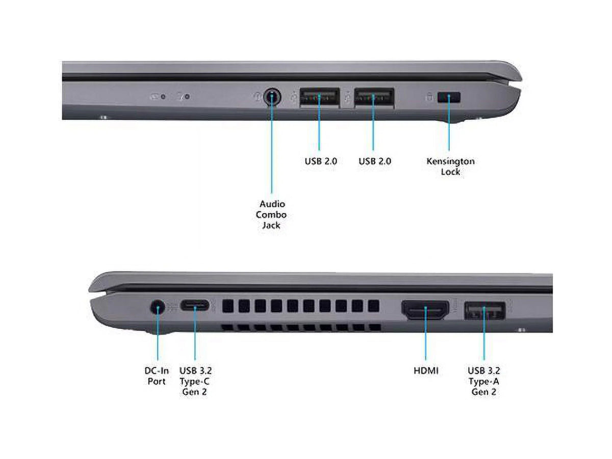 Home, VivoBook Core and Display, DDR4 Fingerprint, Graphics, 8GB F515EA-DH75 Windows Iris 15 Processor, Laptop, F515 , 15.6" i7-1165G7 11 Light 512GB , Grey, Xe Thin Slate