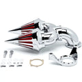 Harley-Davidson Air Spike Applications Kit Sportster Custom Chrome Intake Dual Filter Fits Cleaner with Krator