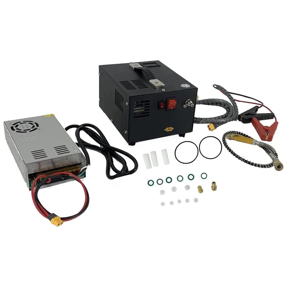 Electric Lixada Portable Compressor 4500PSI Automatic Barometer with Shutdown Pressure Intelligent Air High Pump Transformer