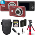 '+ Digital 1 Case+ FZ55 (Red) Kodak Tripod Warranty Camera Yr Spider +