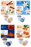 Cinnamon Trade Caramel, Bean 4 Salted Serve Toasted Pods Flavors Flavored Gather Naturally of Vanilla, Vanilla Count(Pack Bundle Fair of and Single Carmel Brulee and Coffee Almond 4) Certified,16 Good
