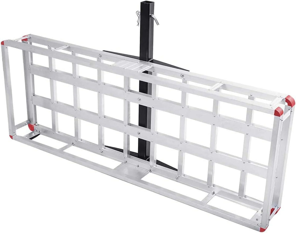 x Cargo 7” Truck, Car, Fits Cargo Trailer Basket 22” Carrier, Hitch Luggage Hitch 2” Rack, Cargo 60” x Vehicle , Capacity for Receiver, 500LBS Carrier Mount Aluminum