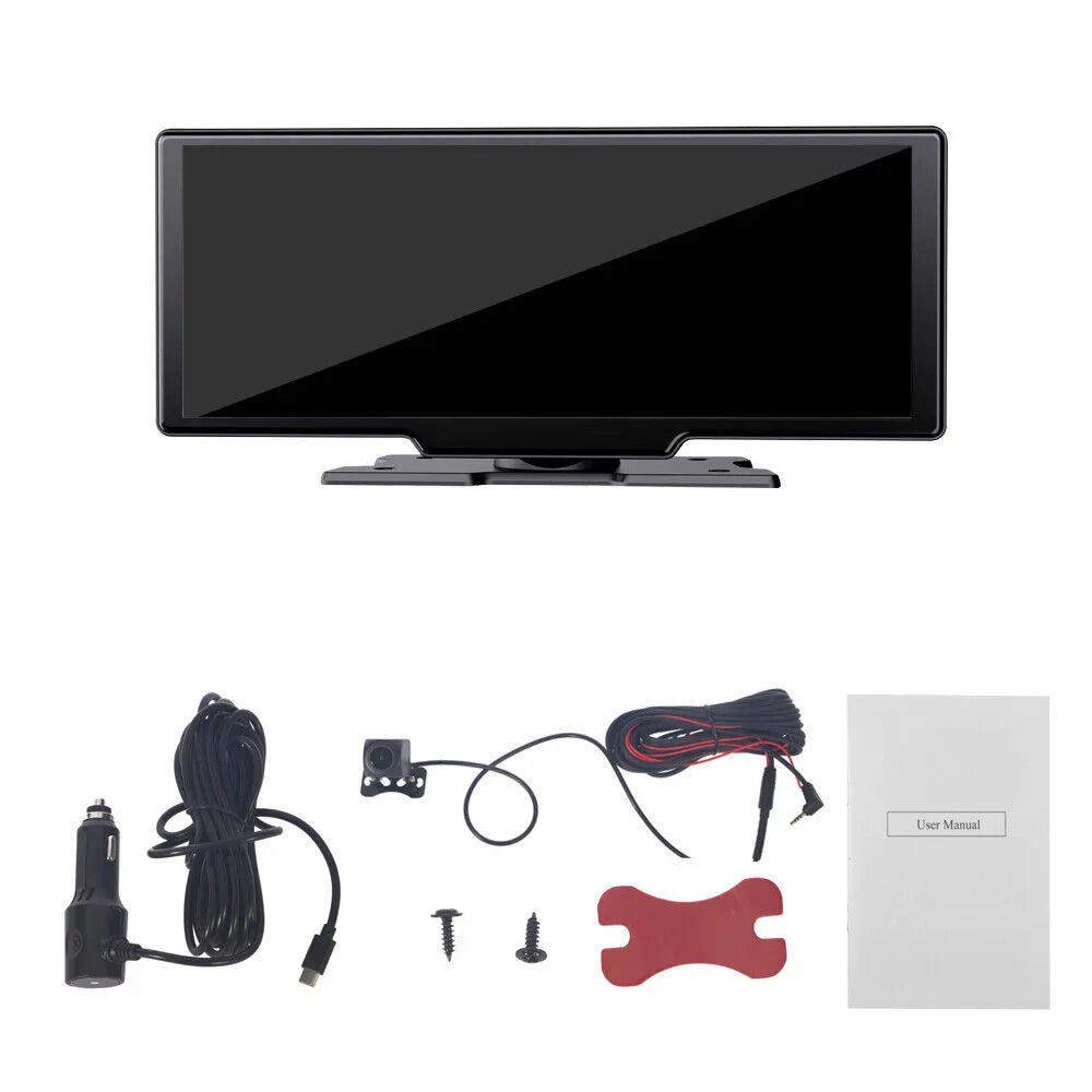 Auto Screen Dash ". Dual Android Camera Touch Wifi Paddsun Car Channel Wireless 2K 10.26''