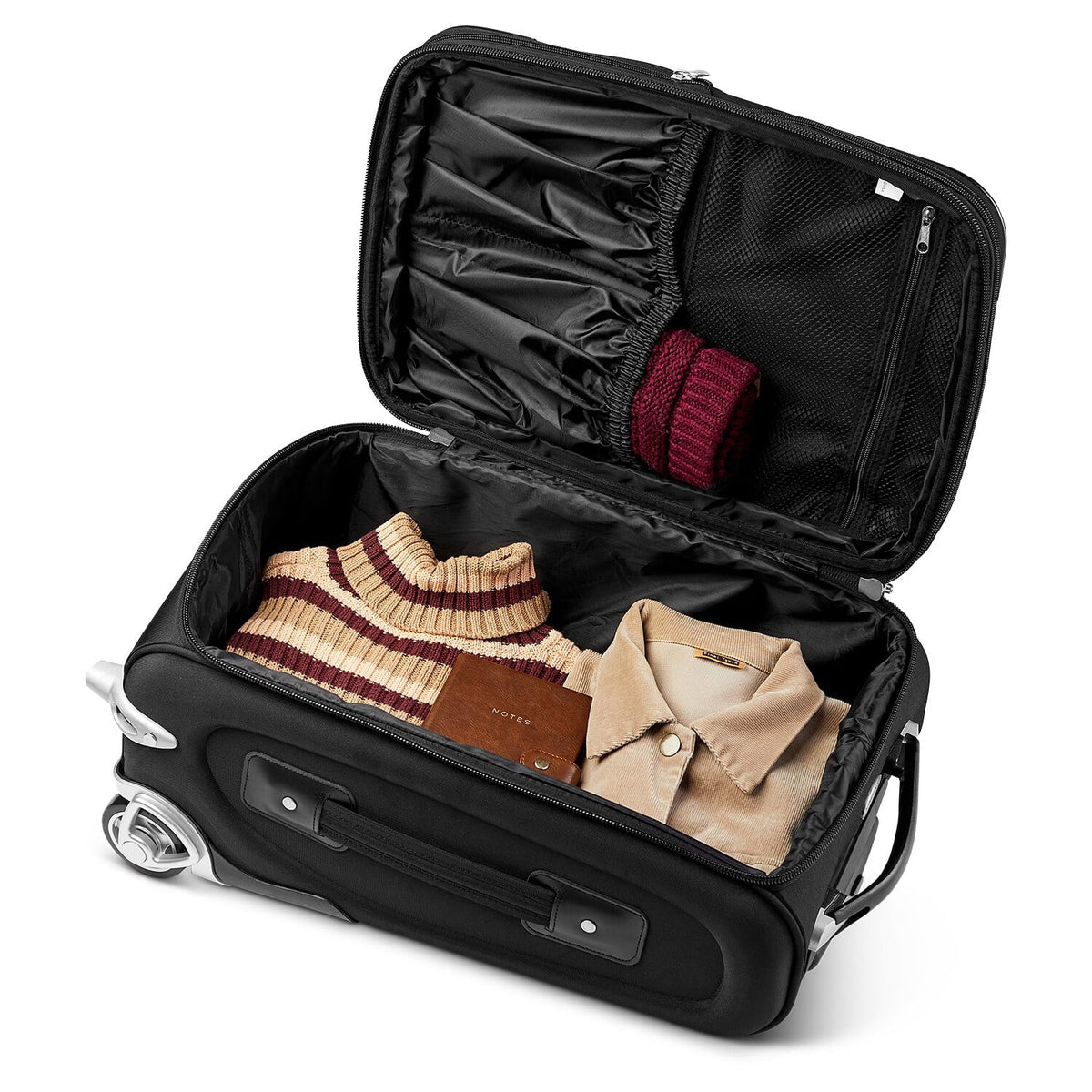 Suitcase Rolling Softside State Carry-On 21" Seminoles Florida Black