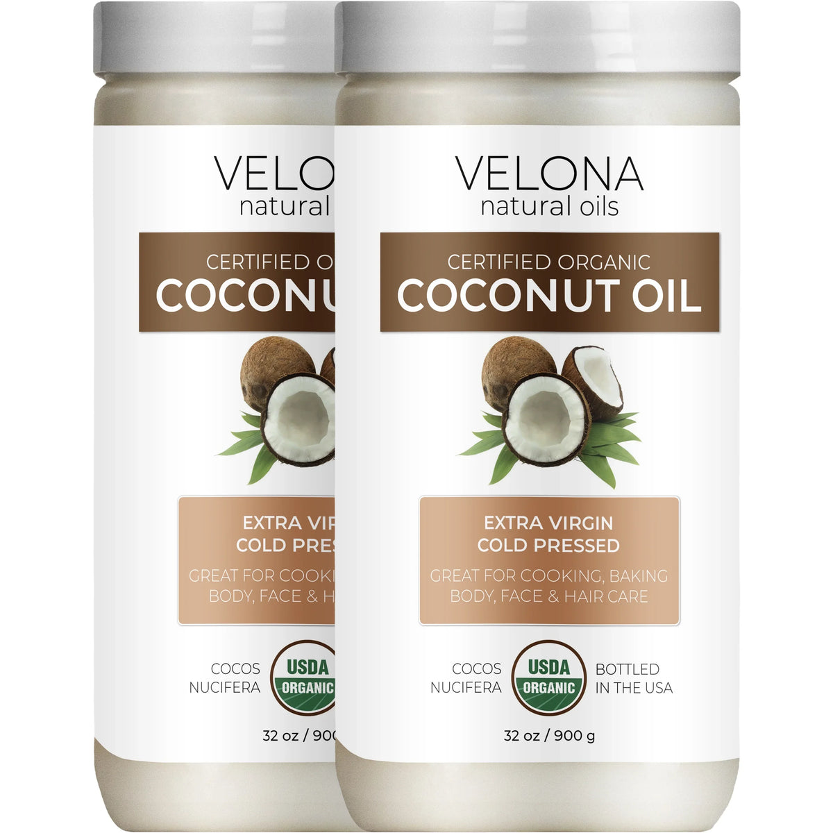 oz Food Skin, - Face, Certified in Hair Cold Body, Virgin, Extra Grade | Extra Organic | Oil Results Care Enjoy | 64 Velona Cosmetic and jar Coconut - Today Use Virgin | Pressed |