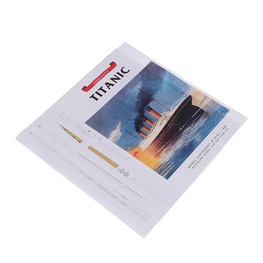 Ship Cruise Kit British 1:400 67*7CM Model Titanic Model Handmade ) (Unassembled Model Paper