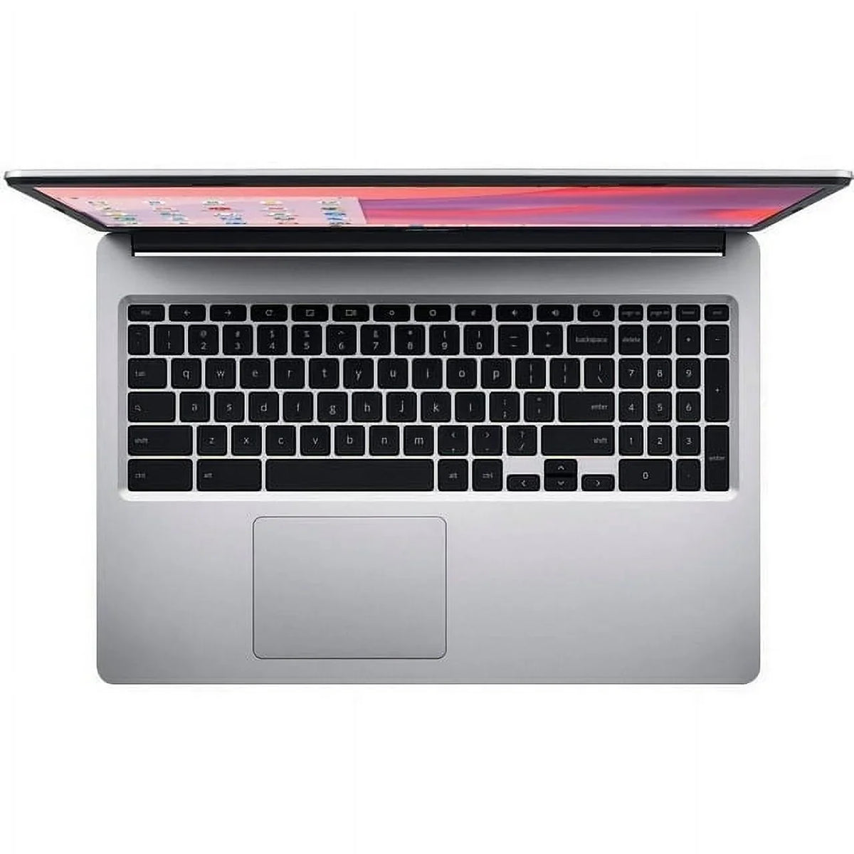 Restored 64GB Display Celeron eMMC, Silver LPDDR4, , Intel N4020, Accessories Chrome 315 4GB Acer Chromebook 15.6" Laptop, Mazepoly +