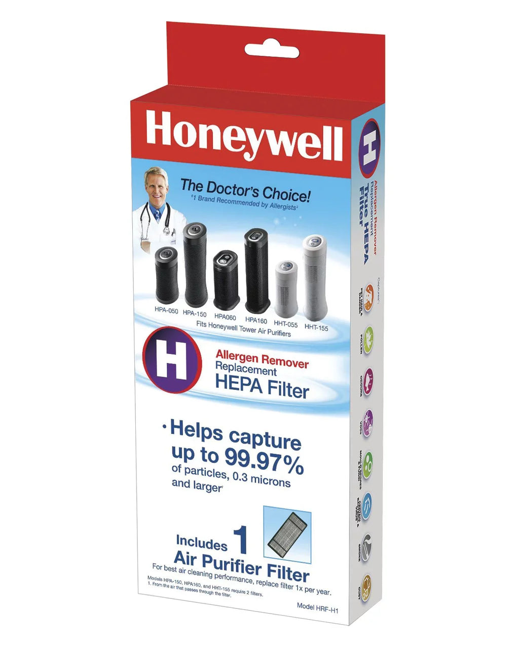 True Replacement Air Purifier -H1/Filter (H) Filter, Honeywell