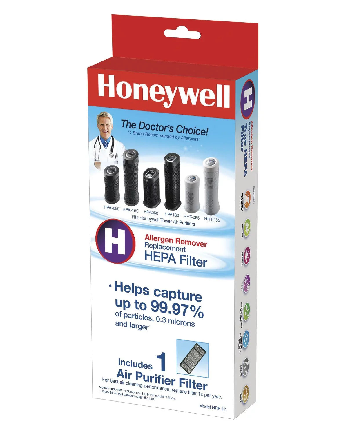 True Replacement Air Purifier -H1/Filter (H) Filter, Honeywell