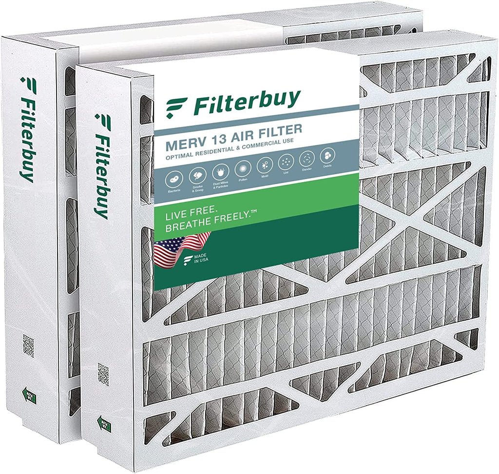 Air for Filterbuy 13 (2-Pack) Pleated Space-Gard Filters 20x25.25x3.5 102/2120 Aprilaire Furnace