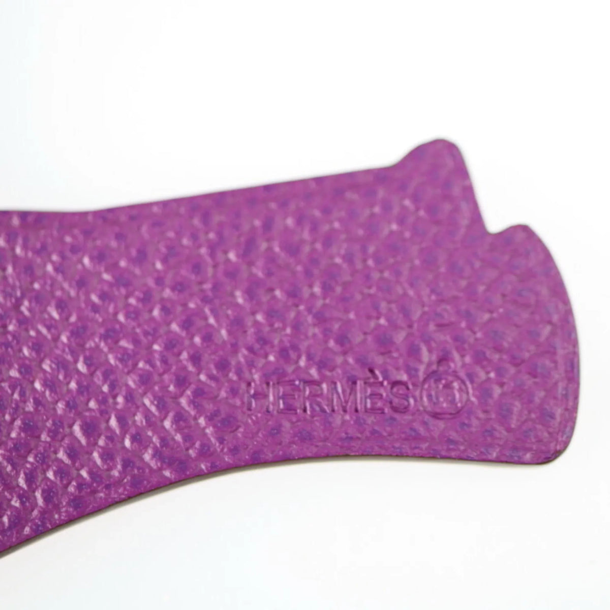 Petite Charm H Vaux Taurillon Bag (Good) Clemence Purple Epsom Orange Hermes Pre-Owned Elephant