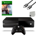 Game (Refurbished: Gaming Black Cable Bundle One Console 500GB Xbox Battlefield Original Microsoft With Pre-Owned 1 Like New)