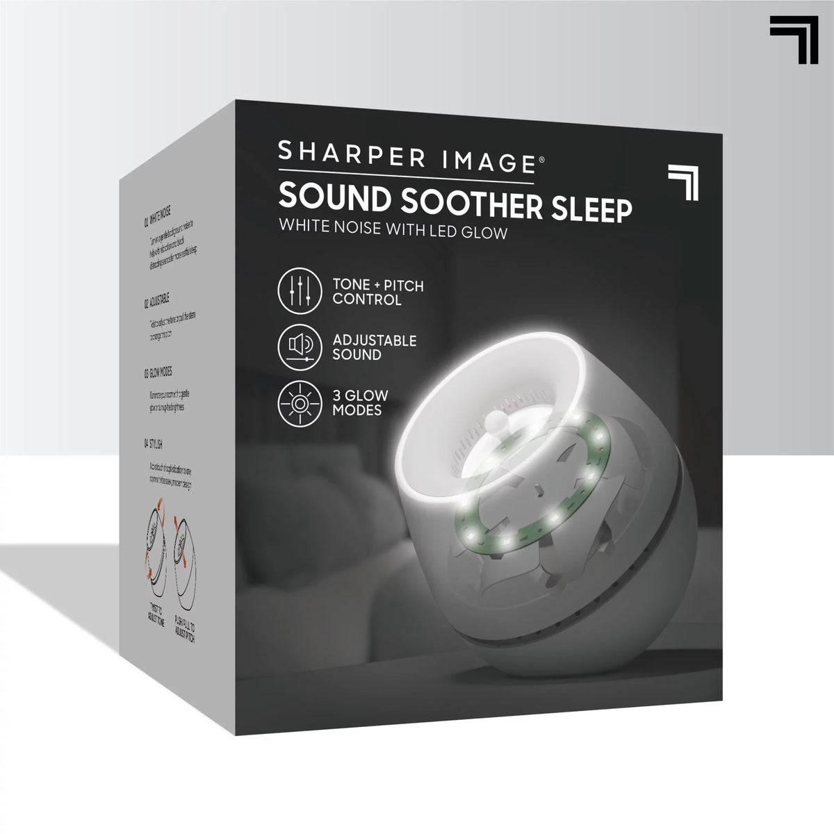 Sound Sharper Image® Noise Wind, Glow With Machine White Soother