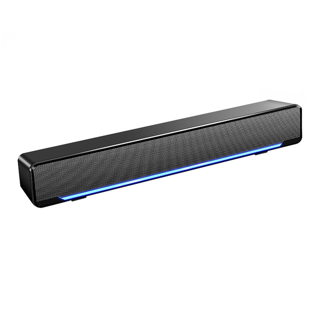 Powerful Laptop Bass Stereo Input Player Surround Computer Box MP3 Bar Speaker Tablet Smartphone Sound Subwoofer Wired 3.5mm Audio V-196 for MP4