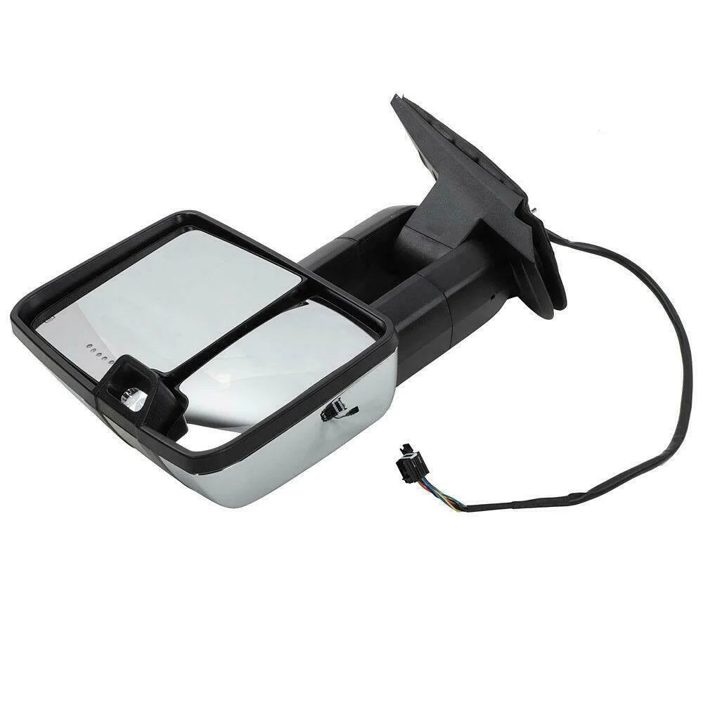 Gmc Chrome Heated Mirrors Led Signal&Backup Power Chevrolet Towing For Lamp