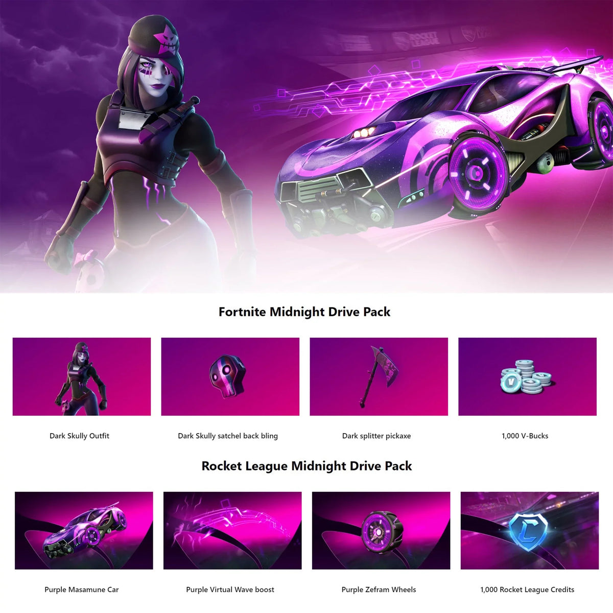 & Bundle Waypoint with S Midnight 2 Rocket Fortnite League Drive Pack Overwatch Pack Xbox Microsoft Series