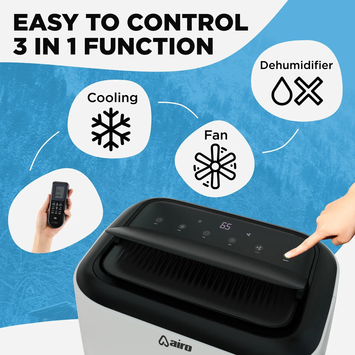 ), Portable Window Airo Conditioner with 8000 Standing Kit (12000 Comfort Air Unit