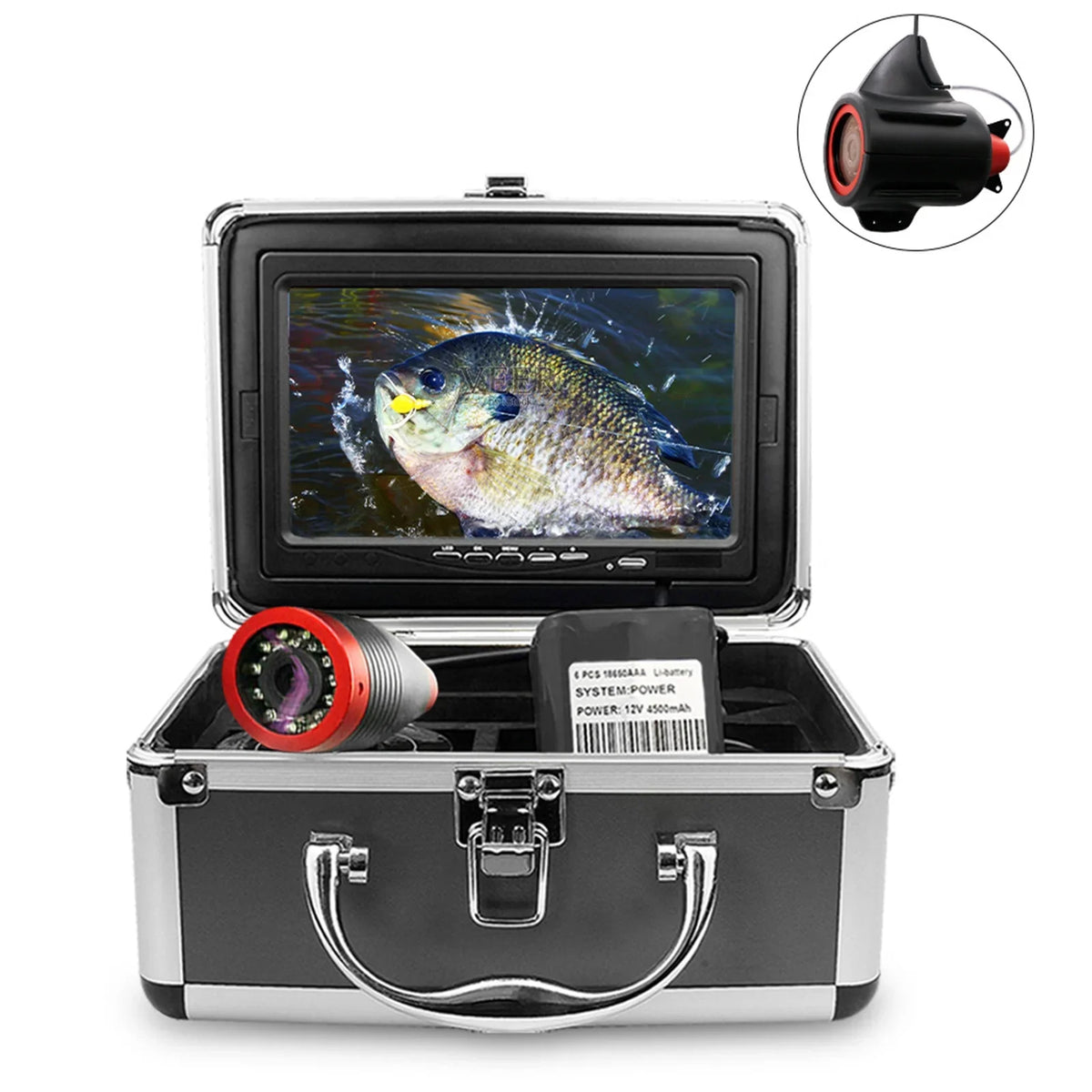 Battery Inch Video Portable Long for Erchang Camera Fishing Underwater Finder , Fish Every Underwater Lake 7 Fishing, Sea Capture Moment