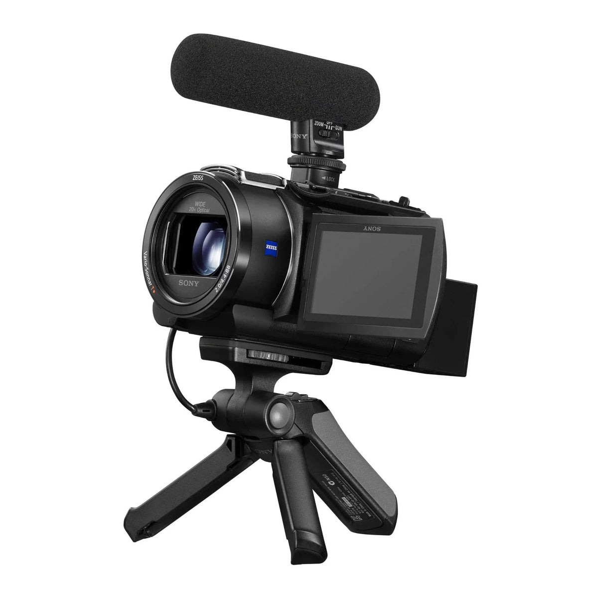Camcorder Handyman with Bag, Accessory Sony Tripod Bundle -AX43 4K and